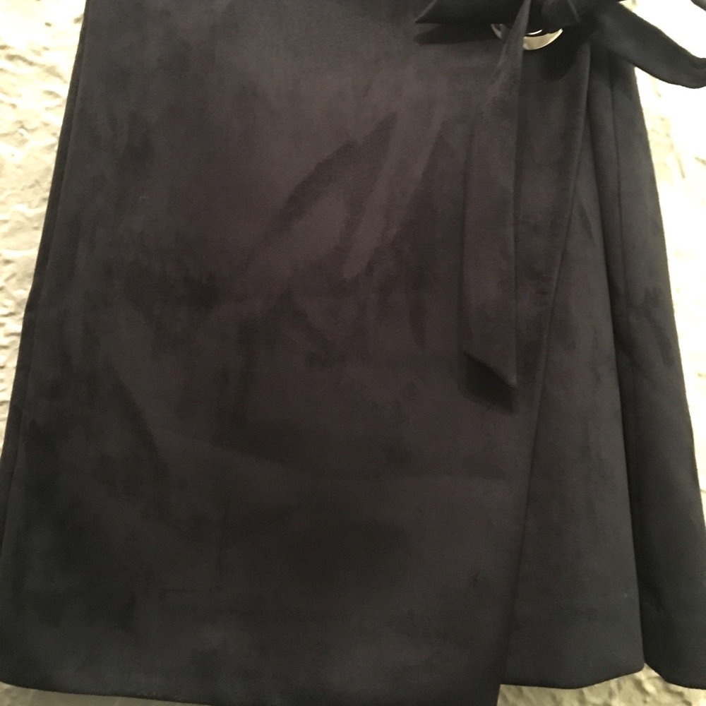 LOFT faux suede skirt
